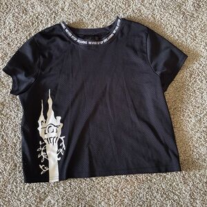Disney Parks Tangled Mesh Crop Top